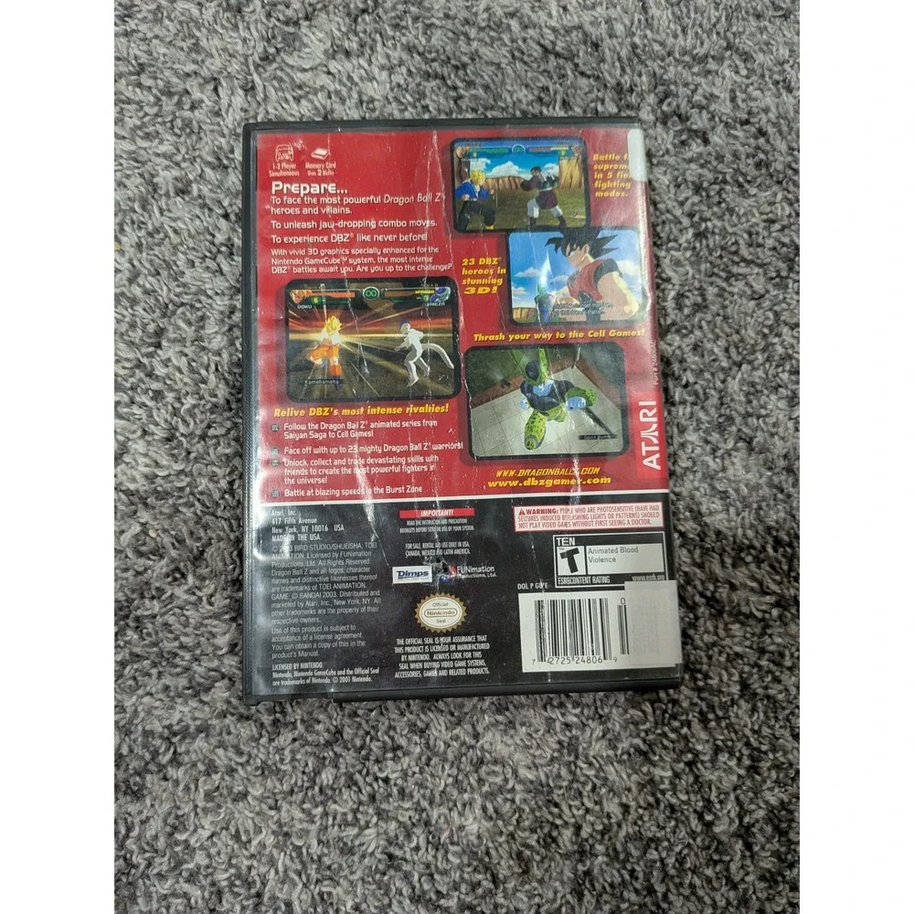 Dragon‎ Ball Z Budokai Nintendo GameCube Complete Great Shape!